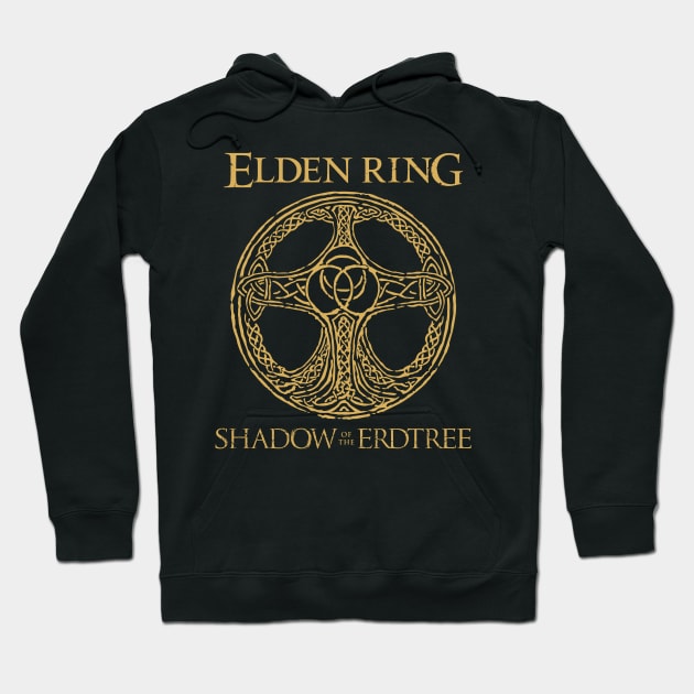 SHADOW OF THE ERDTREE Gold Hoodie by mono_terace